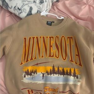 CELLY Hockey Co - Tan Minnesota Graphic Sweatshirt